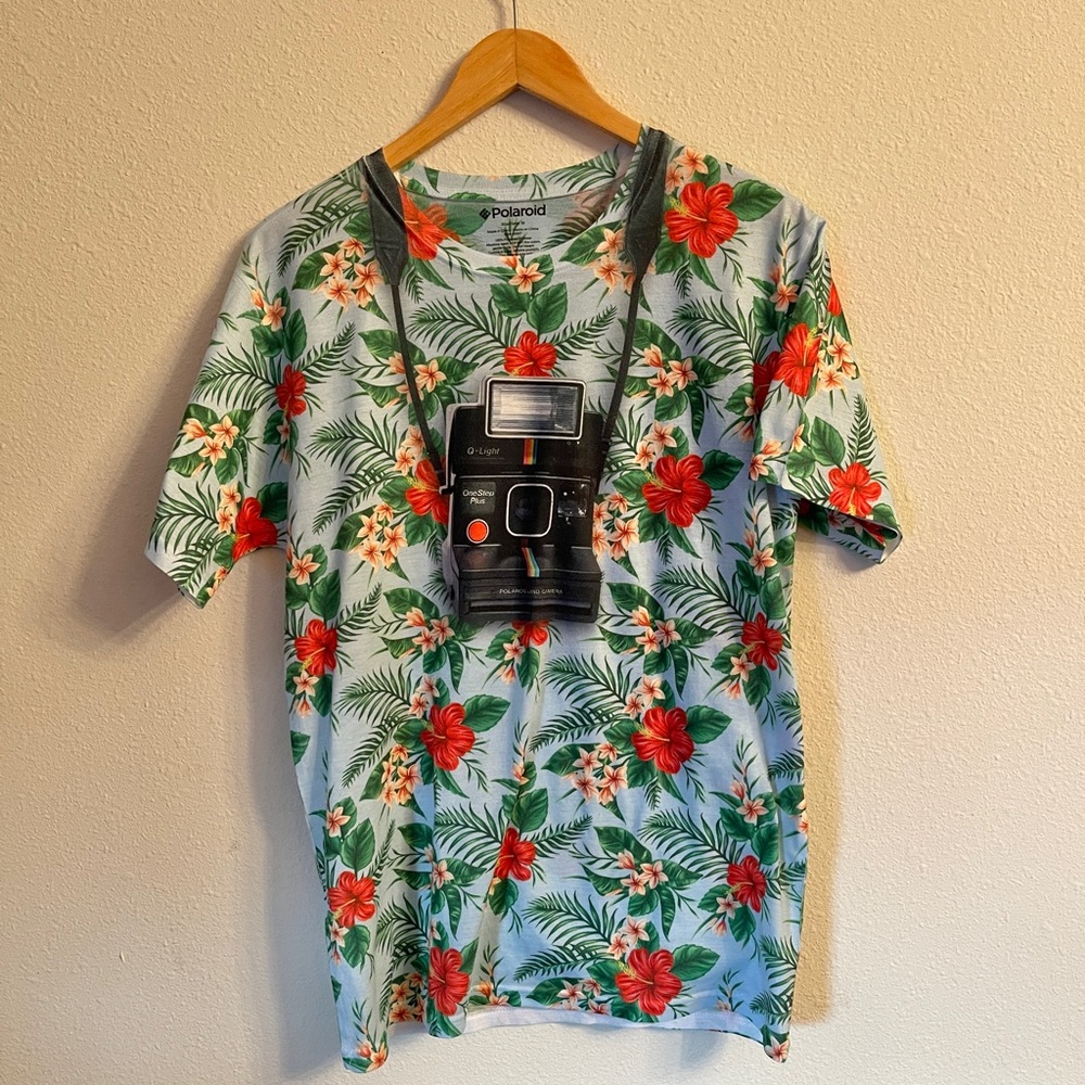 Polaroid Sublimated Floral Tee